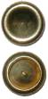 T-201 Bag of 50 Split Rivet End Caps for Trunks